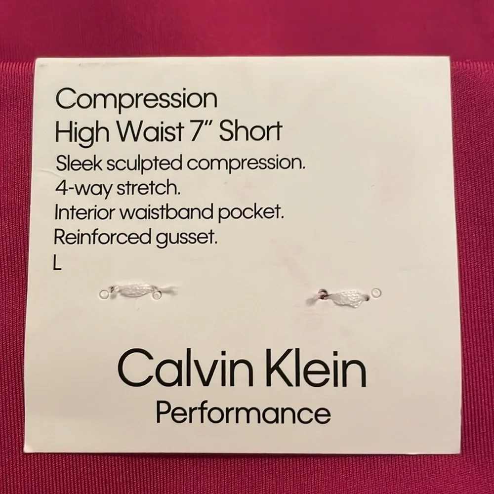 Calvin Klein Performance high waist bike shorts